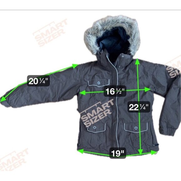 Columbia Vertex Interchange Coat Womens M Brown Winter Faux Fur Hood 3-1 Jacket - Picture 13 of 13